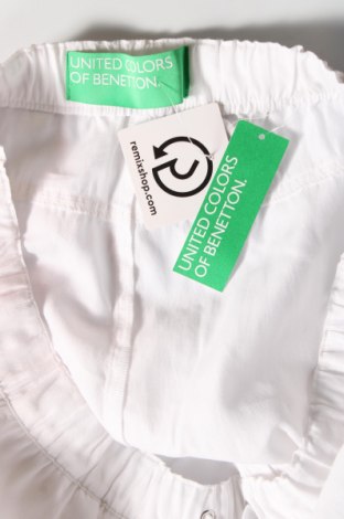 Дамски панталон United Colors Of Benetton, Размер L, Цвят Бял, Цена 87,00 лв.