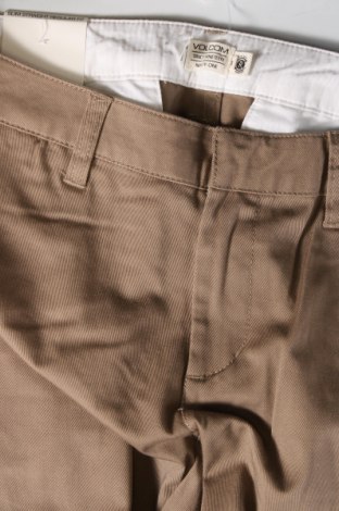 Дамски панталон Volcom, Размер M, Цвят Бежов, Цена 14,60 лв.