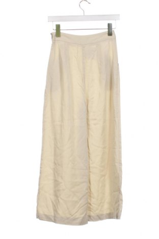 Дамски панталон Zara, Размер XS, Цвят Бежов, Цена 20,00 лв.