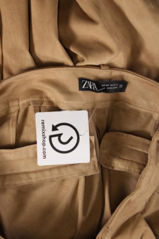 Γυναικείο παντελόνι Zara, Μέγεθος XS, Χρώμα  Μπέζ, Τιμή 3,71 €