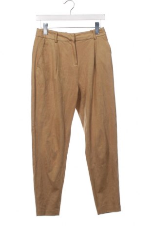 Дамски панталон Zara, Размер XS, Цвят Бежов, Цена 6,80 лв.