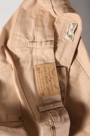Dámské kalhoty  Zara, Velikost S, Barva Béžová, Cena  99,00 Kč