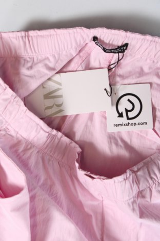 Дамски панталон Zara, Размер M, Цвят Розов, Цена 54,10 лв.