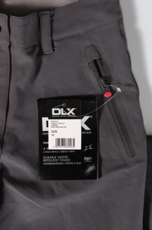 Дамски панталон за зимни спортове DLX, Размер XS, Цвят Сив, Цена 139,50 лв.
