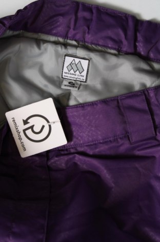 Дамски панталон за зимни спортове Missing Link, Размер M, Цвят Лилав, Цена 31,05 лв.