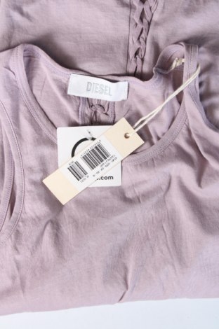 Γυναικείο αμάνικο μπλουζάκι Diesel, Μέγεθος XXS, Χρώμα Βιολετί, Τιμή 70,10 €