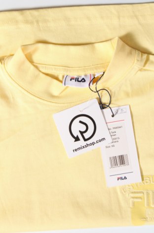 Γυναικείο αμάνικο μπλουζάκι FILA, Μέγεθος XS, Χρώμα Κίτρινο, Τιμή 8,97 €