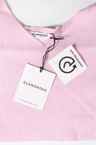 Γυναικείο αμάνικο μπλουζάκι Glamorous, Μέγεθος M, Χρώμα Ρόζ , Τιμή 14,95 €