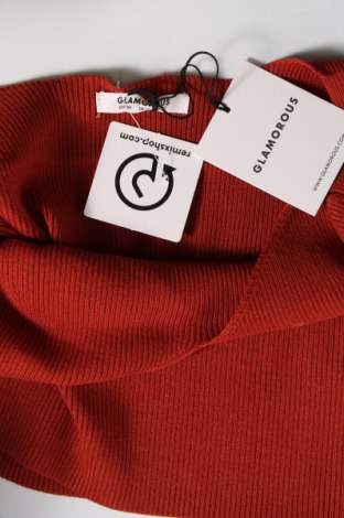 Γυναικείο αμάνικο μπλουζάκι Glamorous, Μέγεθος XL, Χρώμα Πορτοκαλί, Τιμή 9,42 €