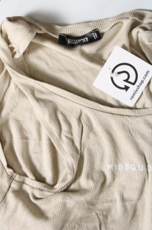 Γυναικείο αμάνικο μπλουζάκι Missguided, Μέγεθος XL, Χρώμα  Μπέζ, Τιμή 4,87 €