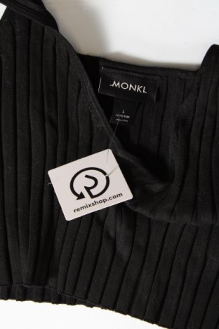 Γυναικείο αμάνικο μπλουζάκι Monki, Μέγεθος L, Χρώμα Μαύρο, Τιμή 5,19 €