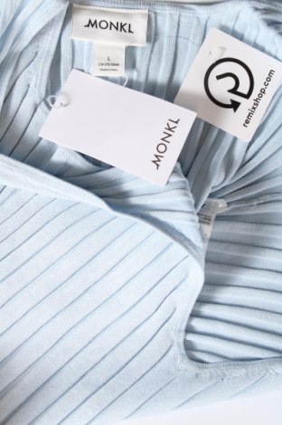 Γυναικείο αμάνικο μπλουζάκι Monki, Μέγεθος L, Χρώμα Μπλέ, Τιμή 7,54 €