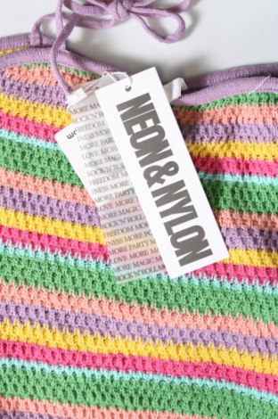 Γυναικείο αμάνικο μπλουζάκι Neon & Nylon by Only, Μέγεθος L, Χρώμα Πολύχρωμο, Τιμή 5,98 €