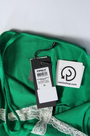 Γυναικείο αμάνικο μπλουζάκι ONLY, Μέγεθος XL, Χρώμα Πράσινο, Τιμή 6,40 €