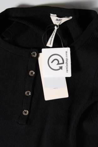 Γυναικείο αμάνικο μπλουζάκι Object, Μέγεθος L, Χρώμα Μαύρο, Τιμή 10,02 €