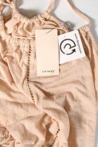 Γυναικείο αμάνικο μπλουζάκι Orsay, Μέγεθος XL, Χρώμα  Μπέζ, Τιμή 4,44 €