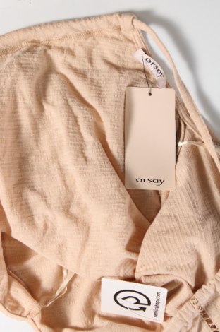 Γυναικείο αμάνικο μπλουζάκι Orsay, Μέγεθος S, Χρώμα  Μπέζ, Τιμή 4,44 €