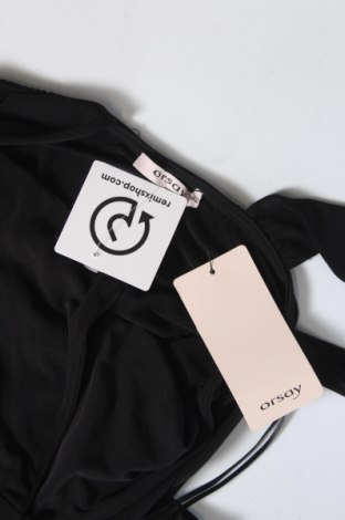 Γυναικείο αμάνικο μπλουζάκι Orsay, Μέγεθος XS, Χρώμα Μαύρο, Τιμή 4,33 €