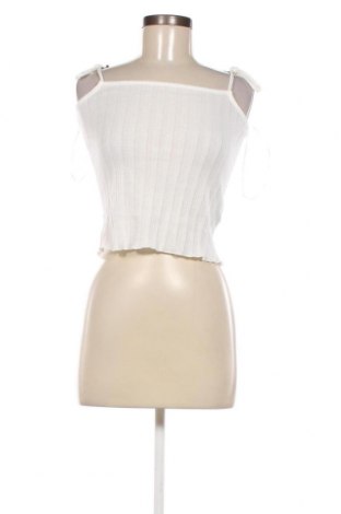 Γυναικείο αμάνικο μπλουζάκι Pieces, Μέγεθος M, Χρώμα Λευκό, Τιμή 6,96 €