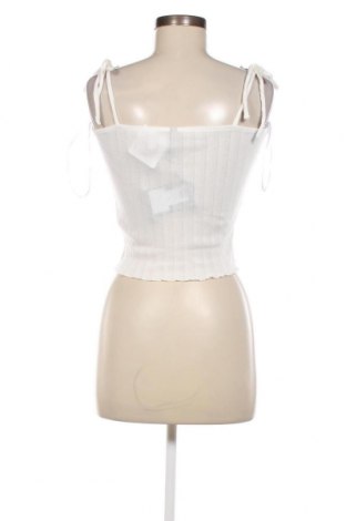 Γυναικείο αμάνικο μπλουζάκι Pieces, Μέγεθος M, Χρώμα Λευκό, Τιμή 3,48 €