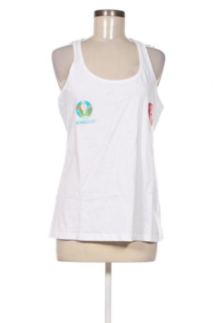 Γυναικείο αμάνικο μπλουζάκι Uefa, Μέγεθος L, Χρώμα Λευκό, Τιμή 3,44 €