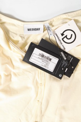 Γυναικείο αμάνικο μπλουζάκι Weekday, Μέγεθος L, Χρώμα  Μπέζ, Τιμή 8,98 €