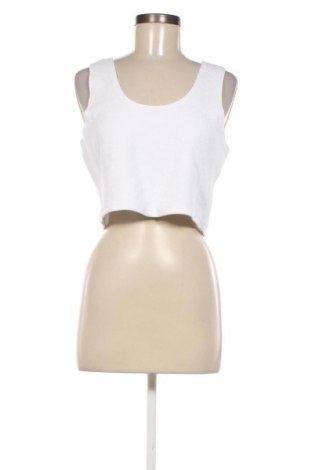 Γυναικείο αμάνικο μπλουζάκι Weekday, Μέγεθος XL, Χρώμα Λευκό, Τιμή 6,17 €