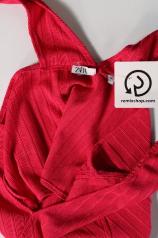 Tricou de damă Zara, Mărime L, Culoare Roz, Preț 26,32 Lei
