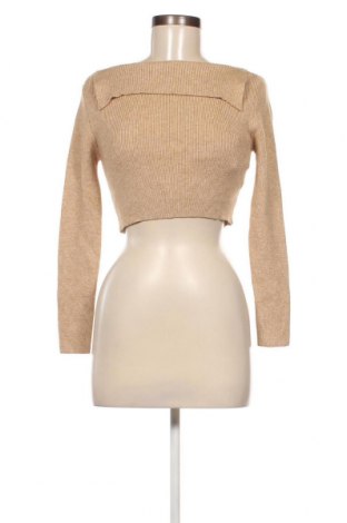 Дамски пуловер, Размер M, Цвят Бежов, Цена 7,83 лв.