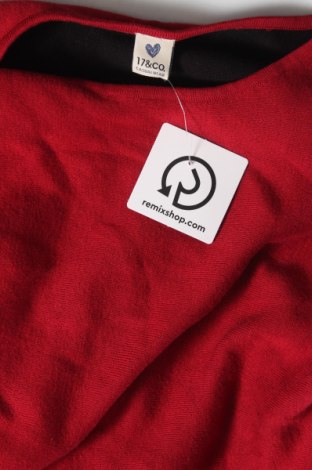 Damenpullover 17 & Co., Größe S, Farbe Rot, Preis 8,07 €