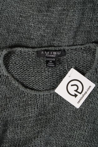 Дамски пуловер Amisu, Размер M, Цвят Зелен, Цена 7,25 лв.