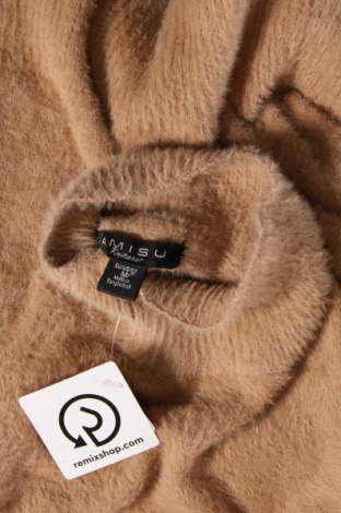 Γυναικείο πουλόβερ Amisu, Μέγεθος M, Χρώμα  Μπέζ, Τιμή 8,25 €
