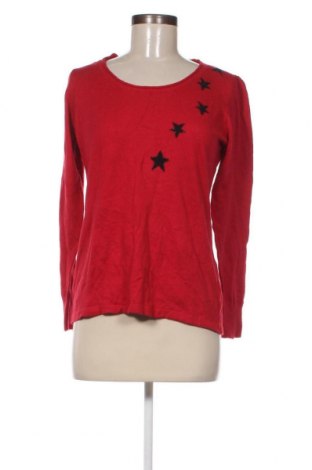 Дамски пуловер Andrea, Размер L, Цвят Червен, Цена 9,66 лв.