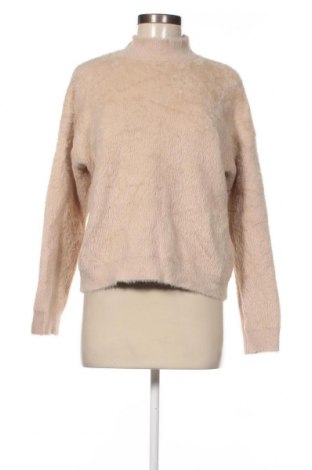 Γυναικείο πουλόβερ Bershka, Μέγεθος S, Χρώμα  Μπέζ, Τιμή 7,71 €
