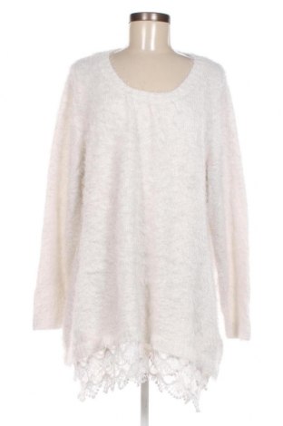 Γυναικείο πουλόβερ Bpc Bonprix Collection, Μέγεθος XXL, Χρώμα Λευκό, Τιμή 8,97 €
