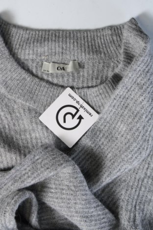 Дамски пуловер C&A, Размер L, Цвят Сив, Цена 8,41 лв.