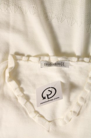 Pulover de femei CASHMASOFT, Mărime XL, Culoare Alb, Preț 33,39 Lei