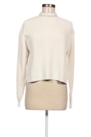 Дамски пуловер Calvin Klein, Размер S, Цвят Екрю, Цена 130,80 лв.
