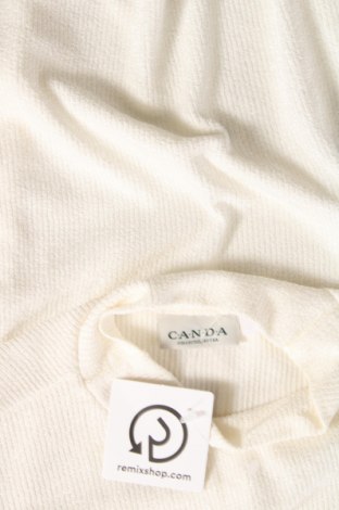 Γυναικείο πουλόβερ Canda, Μέγεθος M, Χρώμα Λευκό, Τιμή 3,05 €