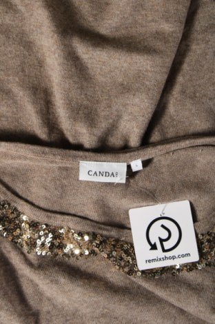 Дамски пуловер Canda, Размер L, Цвят Кафяв, Цена 8,41 лв.