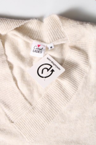 Дамски пуловер Casual Ladies, Размер M, Цвят Бежов, Цена 6,96 лв.