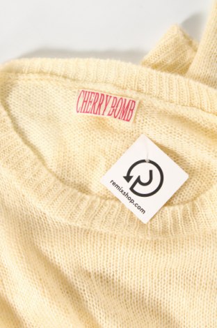 Γυναικείο πουλόβερ Cherry, Μέγεθος M, Χρώμα Κίτρινο, Τιμή 2,87 €