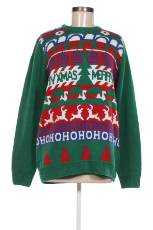 Дамски пуловер Clockhouse, Размер XL, Цвят Зелен, Цена 8,70 лв.
