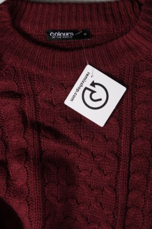 Дамски пуловер Colours Of The World, Размер M, Цвят Червен, Цена 11,89 лв.