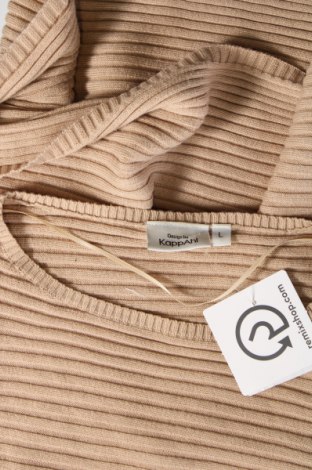 Damski sweter Design By Kappahl, Rozmiar L, Kolor Beżowy, Cena 32,47 zł