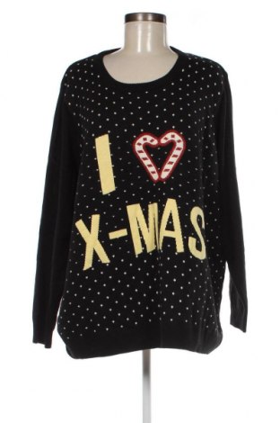 Дамски пуловер Esmara, Размер 5XL, Цвят Черен, Цена 11,60 лв.