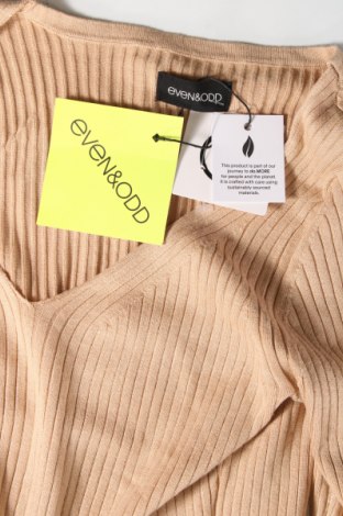 Дамски пуловер Even&Odd, Размер L, Цвят Бежов, Цена 16,10 лв.