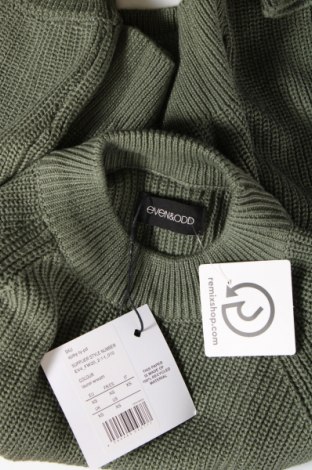Дамски пуловер Even&Odd, Размер XS, Цвят Зелен, Цена 14,26 лв.