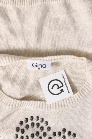 Дамски пуловер Gina, Размер L, Цвят Бежов, Цена 9,57 лв.