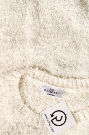 Дамски пуловер Gina Benotti, Размер L, Цвят Бял, Цена 9,86 лв.